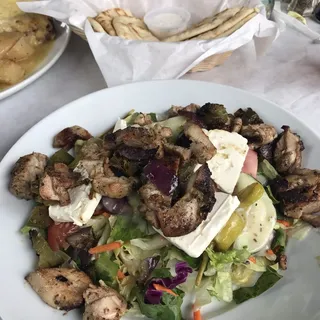 Chicken Kabob Salad