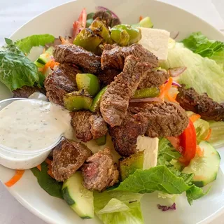 Beef Kabob Salad