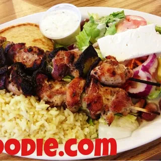 Chicken Kabob Plate