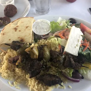 Beef Kabob Plate