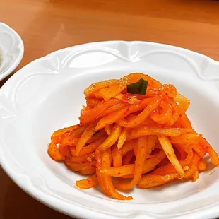 a close up of a plate of food