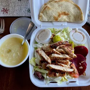 Grilled Chicken Greek Salad
