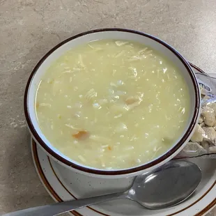 Chicken Lemon Rice Soup!