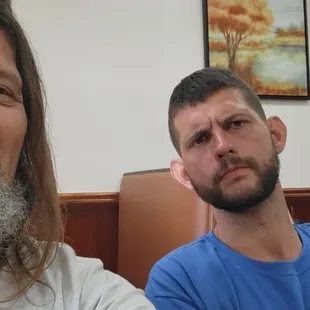 Hungry Veteran  and nephew.