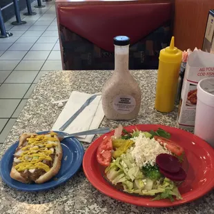 Loose Coney &amp;&amp; Greek Salad!