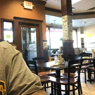 the interior of a restaurant