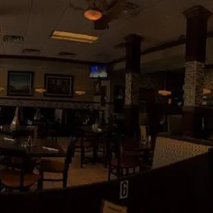 the interior of a restaurant