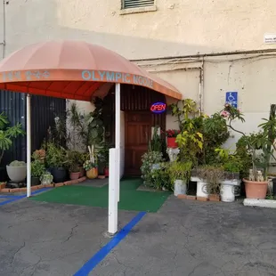 Rear entrance