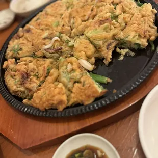 Seafood pancake