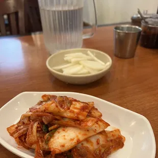 Love the pitcher of water included per table!