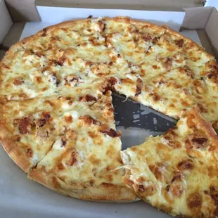 The Flame: buffalo chicken with bleu cheese. The best.