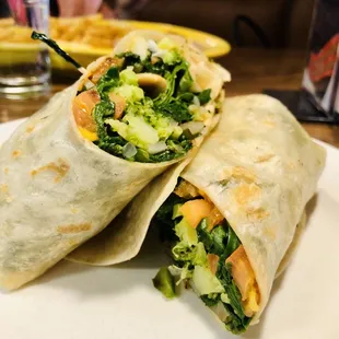 Hot Veggie Wrap