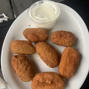Jalapeño poppers with ranch
