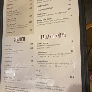 Updated Menu 2023