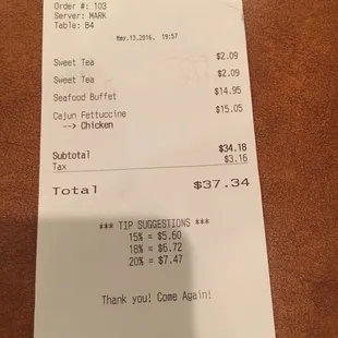 Too much money for overcooked chicken and cold buffet.