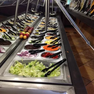 Awesome salad bar.