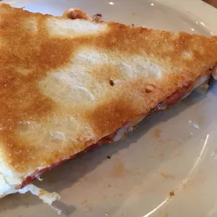 Not my favorite dough. I think it's a type of focaccia. Not bad, just not my fav.