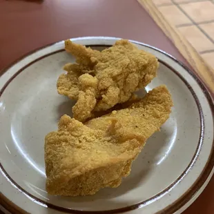 Fried catfish.