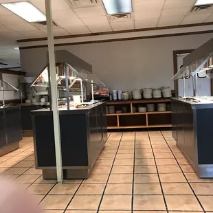 the kitchen and dining area