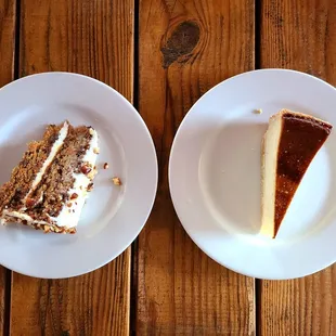 Carrot Cake &amp; Creme Brulee Cheesecake