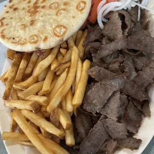 Chicken gyro platter