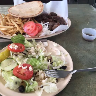 Gyros Dinner Plate