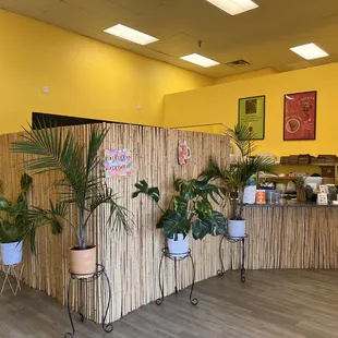 the interior of a restaurant