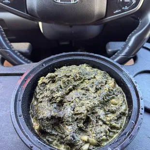 Saag paneer $15.95 (instagram: @issa.cheatday)
