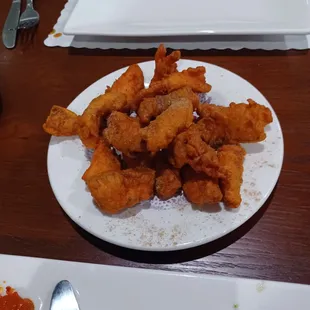 Salmon pakora