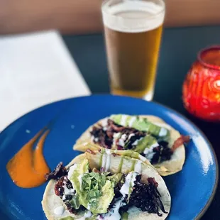 Hibiscus Flower Tacos