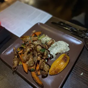 Potato Cheese Gratin Crispy Mushrooms