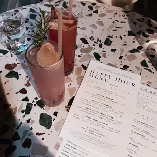 happy hour mocktails!!