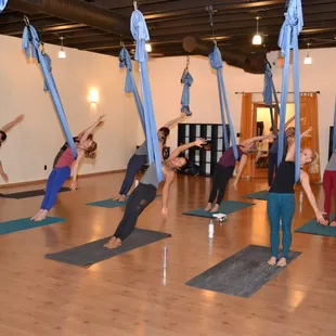 Aerial yoga