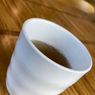 Tea is complimentary while you wait for your order