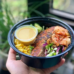 Salmon Bowl w/ Cauliflower Rice