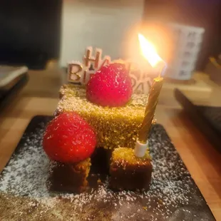 Birthday cake ^_^  Green tea cake