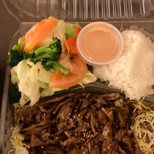 Beef Teriyaki meal