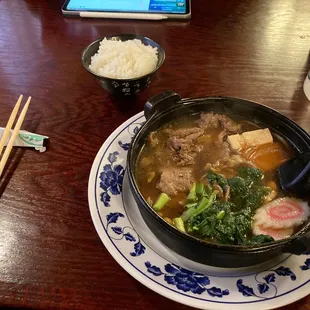 Beef Sukiyaki (鋤焼き)