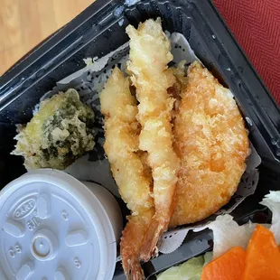 Mixed tempura with only 2 vegetables!