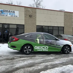 Honda Car Wrap by omaha auto wraps