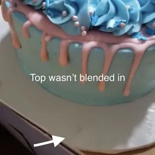 top wasn't blended in dry fingerprints