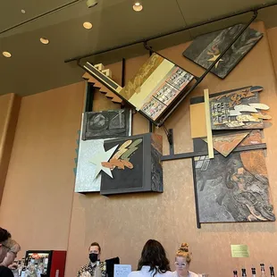 Community theater lobby