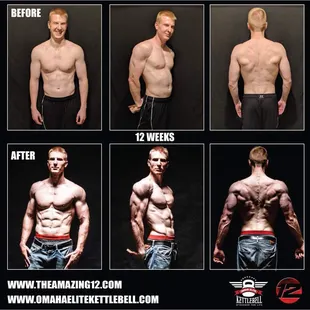 Jonathan&apos;s 12 Week transformation finished with a 325 bench Press, 2 pullups with 135 lbs added, 175lb Military Press at 185lbs bodyweight.