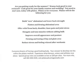 Pilates Advantage