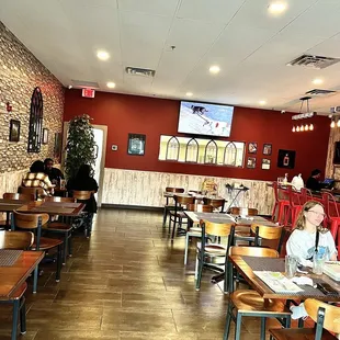 the interior of a restaurant