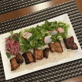 Pork Belly Kebabs