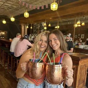 Tavern! Always a stop on the peddle pub - giant Moscow mules