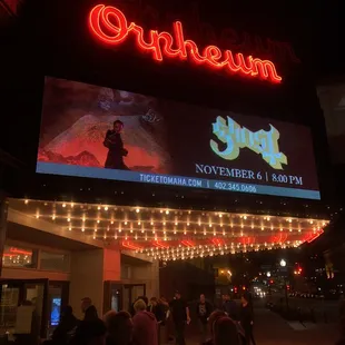outside
