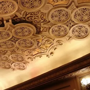 Such deatil on the Loge ceiling!