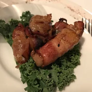 Bacon-Wrapped Quail Breast